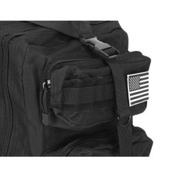 Musta Taktinen Sotilasreppu 35L MOLLE XL | Armeijareppu kouluun ja retkeilyyn