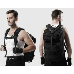 Musta Sotilasreppu 20L MOLLE | Taktinen reppu ja armeijareppu