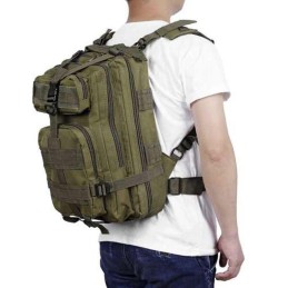 Vihreä Sotilasreppu 35L MOLLE | Taktinen retkeilyreppu