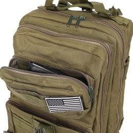 Vihreä Sotilasreppu 35L MOLLE | Taktinen retkeilyreppu