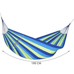 Vahva kahden hengen riippumatto 265 x 155 cm | Iso XXL riippumatto puutarhaan ja retkeilyyn
