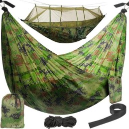 Hyttysverkollinen Santiago Army Retkiriippumatto 260x140cm