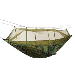 Hyttysverkollinen Santiago Army Retkiriippumatto 260x140cm