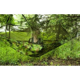 Hyttysverkollinen Santiago Army Retkiriippumatto 260x140cm