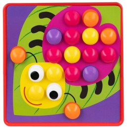 Montessori-nappimosaiikki lapsille 3+ | 45+ osaa