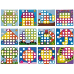 Montessori-nappimosaiikki lapsille 3+ | 45+ osaa