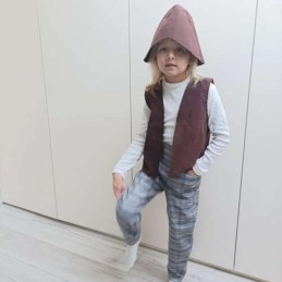 Paimenen naamiaisasu lapsille – liivi ja hattu