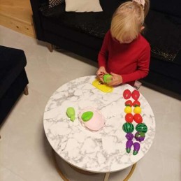 Leikattavat hedelmät ja vihannekset – 23 osaa korissa