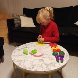 Leikattavat hedelmät ja vihannekset – 23 osaa korissa