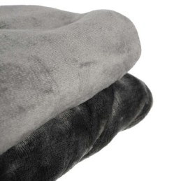 Pehmeä harmaa torkkupeitto 200 × 160 cm
