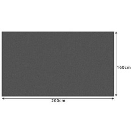 Pehmeä harmaa torkkupeitto 200 × 160 cm
