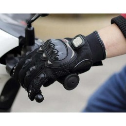 Mustat Moottoripyörähanskat XL | Kestävät ja Suojaavat Ajohanskat