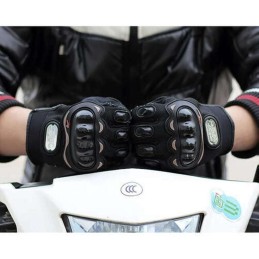 Mustat Moottoripyörähanskat XL | Kestävät ja Suojaavat Ajohanskat