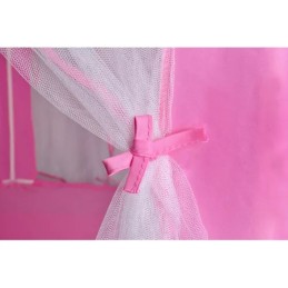 Lasten leikkilinna-teltta | Suuri vaaleanpunainen prinsessateltta