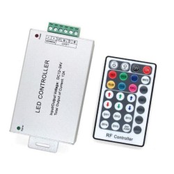 RF RGB LED-ohjain | 12V 72W | Langaton kaukosäädin LED-nauhoille