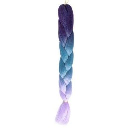 Synteettiset kuituhiukset Ombre 60 cm | Lämmönkestävät letityshiukset