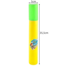 Pehmeä vesipyssy 35,5 cm | Kantama jopa 10 metriä | Kevyt vaahtomuovitykki