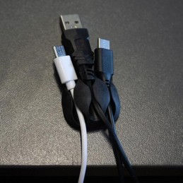 Kaapelipidike-setti 10 kpl | Itseliimautuva Johdonpidike