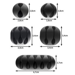 Kaapelipidike-setti 10 kpl | Itseliimautuva Johdonpidike