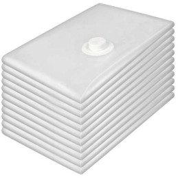 Tyhjiöpussit vaatteille ja petivaatteille 10 kpl 50x70cm | Tilansäästöpussit käsipumpulla