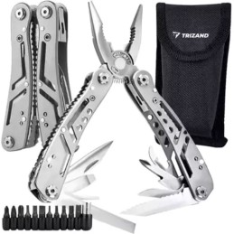 Monitoimityökalu Multitool 13in1 | Mukana 11 vaihtopäätä  ja vyökotelo