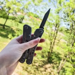 Monitoimityökalu Multitool 13in1 | Mukana 11 vaihtopäätä  ja vyökotelo