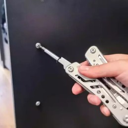 Monitoimityökalu Multitool 13in1 | Mukana 11 vaihtopäätä  ja vyökotelo