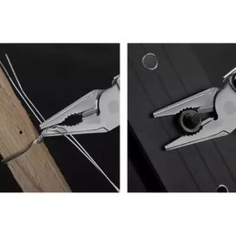 Monitoimityökalu Multitool 13in1 | Mukana 11 vaihtopäätä  ja vyökotelo