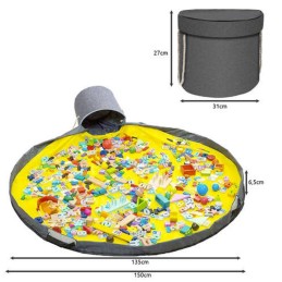 Säilytyskori ja leikkimatto 2-in-1 | Nopeaan siivoukseen