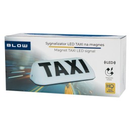 LED TAXI-kyltti magneetilla 12V | 120 km/h | 29 cm