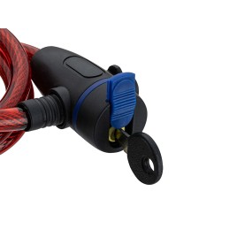 Polkupyörän lukko 1m | Teräsvaijeri | 2 avainta