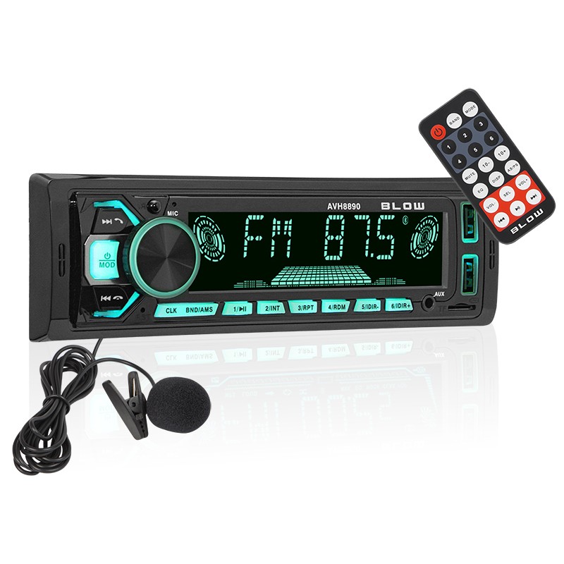 Blow AVH-8890 Autostereo | Multicolor-valaistus | Bluetooth & Sovellushallinta