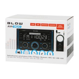 BLOW AVH-9620 2-DIN Autosoitin | 4,5" LCD | Bluetooth | RGB Multicolor