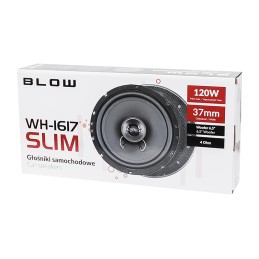 Autokaiuttimet Blow WH-1617 SLIM 6,5" | 2-tie | 120W | Pari