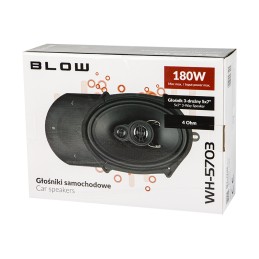 Autokaiuttimet 5x7" 180W | 3-tie elipsit | 4 Ohm | Blow