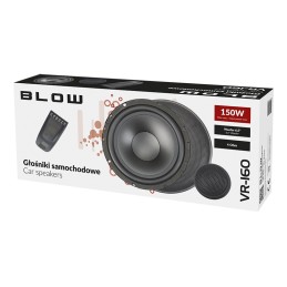 BLOW VR-160 Autokaiutinsarja | 6.5" Erillissarja | 150W | Diskantit & Jakosuotimet