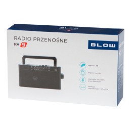 Kannettava Radio BLOW RA9 | Bluetooth | AM/FM/SW | USB | Akku