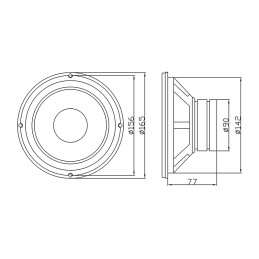 BLOW GDN-16 8Ω bassokaiutin