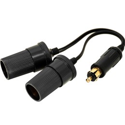 Euro-pistoke jakaja 12mm | 2x tupakansytytinpistorasia | 12V/24V