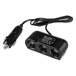 Tupakansytyttimen haaroitin 3-osainen CS-32 | 12V/24V 10A