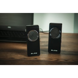 USB-tietokonekaiuttimet 2x3W | Kuulokeliitäntä | Pienikokoiset