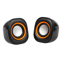 Tietokonekaiuttimet 2.0 MS-24 | USB-virta | 3.5 mm liitäntä