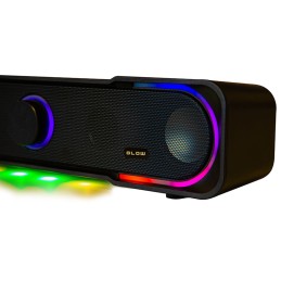 Blow Soundbar RGB | Kompakti tietokonekaiutin | USB-virta | 3,5mm liitäntä