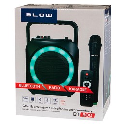 Bluetooth-kaiutin | 100W | Langaton mikrofoni | Disco LED