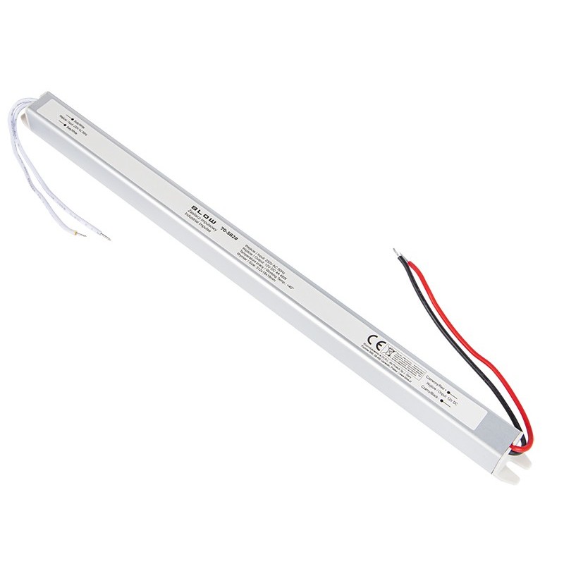 LED-virtalähde 12V 4A 48W SLIM | Ultraohut muuntaja