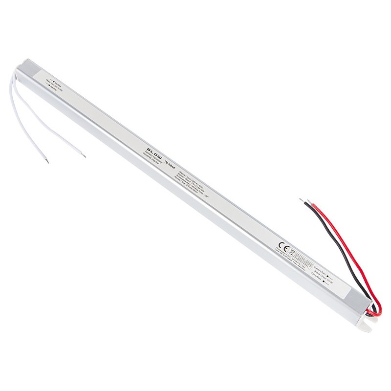 LED-virtalähde BLOW 12V 6A 72W SLIM | Ultraohut muuntaja