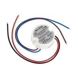 LED-rasiamuuntaja 12V 2,50A 30W | IP67 pyöreä malli