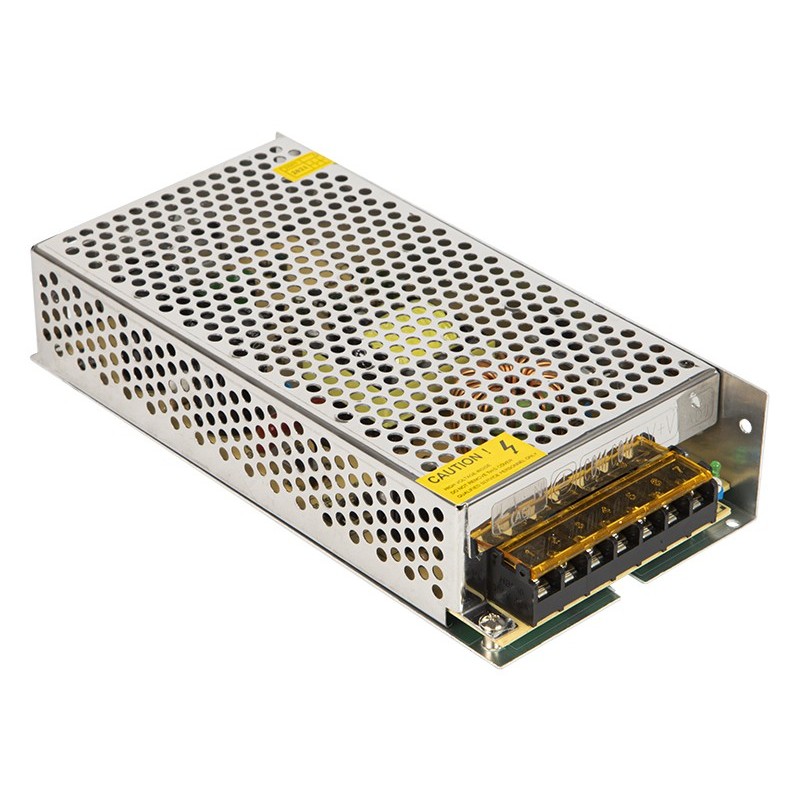 Virtalähde 12V 16.6A 200W | Säädettävä | Metalli | LED & CCTV