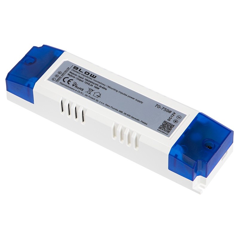 LED-virtalähde 12V 8,3A 100W | Super Slim | IP20