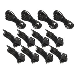 Peruutustutkasarja 8 sensorilla | LED-näyttö & Buzzer | Musta